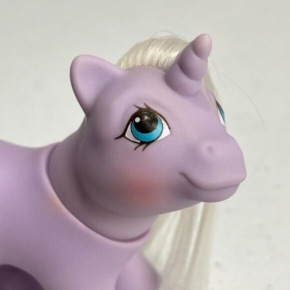 VTG My Little Pony G1 Peek A Boo Baby Noddins Unicorn Purple Bunny Hasbro 1987 - Picture 9 of 16